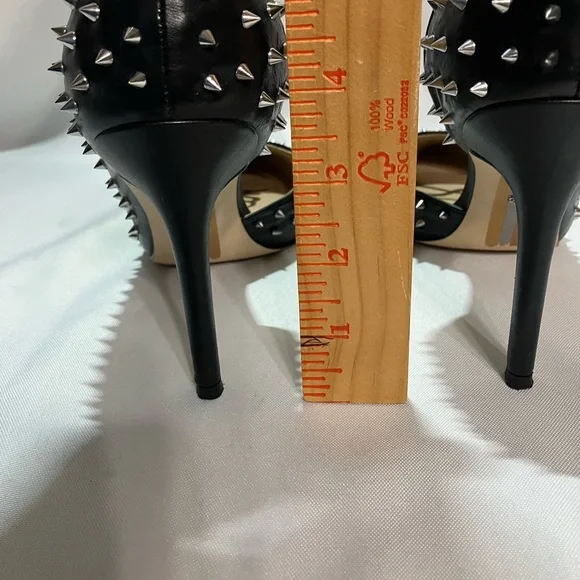 Sam Edelman Black Spiked Heels - Picture 5 of 5